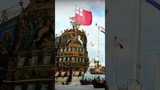 HMS Royal Charles: İngilterenin Kaybettiği Savaş Gemisi #youtubeshorts #shorts #royalnavy #history