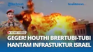 Aksi Nekat Houthi: 5 Serangan Udara Bertubi-tubi HantamInfrastruktur Militer dan Ekonomi Israel