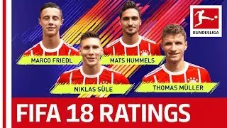 EA SPORTS FIFA 18 - FC Bayern M&uuml;nchen Players Rate Each Other: M&uuml;ller, Hummels & More