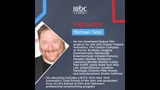 Learn screenwriting level 1 & 2 with  our top international expert &ldquo;Michael Tabb&rdquo;