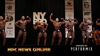 2018 IFBB NY Pro Men's Classic Physique Prejudging Video