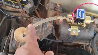 Bomba eletrica 12v no Fiat uno 93