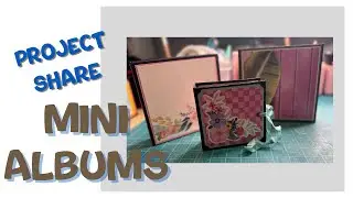 Mini Album Project Share | 4 x 4 and 6 x 6 | Super Easy Project | Must See!