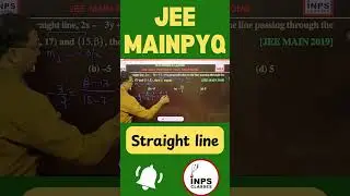 Straight Line 🔥 JEE Main PYQ | 1 Min Concept Trick | Nitin Sir | INPS Classes