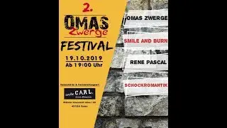 2. Omas-Zwerge-Festival 19.10.2019 - Live aus der Zeche Carl in Essen