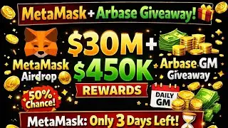 MetaMask Confirm Airdrop 2026 | $30M Rewards + Arbase $450K Giveaway | How to Join MetaMask Airdrop