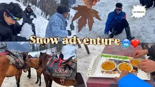 Exploring sonmarg in -6 degree🥶😍|| snow activities ❤️|| Ayush2020