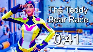 (0:41) The Teddy Bear Race By Insp3ct World Record - Fortnite Creative (Console) Speedrun