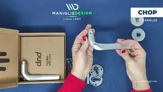 Maniglia per porta CHOP Dnd Hanldes Unboxing - Manigliedesign.com