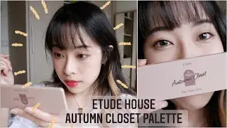 Etude House Autumn Closet Palette | Review & Makeup Look | Dionne. T