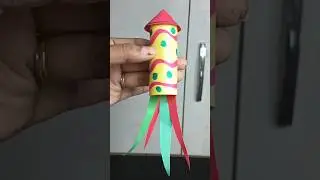 Easy Diwali bum making craft ideas | Diwali pataka craft kids #shorts#viral #shortvideo #diy #pataka
