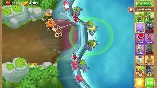 Bloons TD 6 - Flooded Valley - Hard Difficulty - Victory