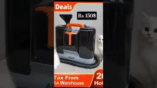 Rs 150$ Handheld Carpet Cleaner ABIR G80,150000PA Wet Dry Vacuum Cleaner #vacuuming #carpetcleaners