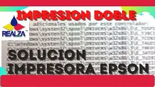 corregir impresión doble desalineada cabezal  Impresoras Epson Solución definitiva y avanzada