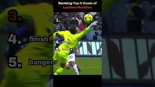 Ranking Top 5 Goals of Lautaro Martinez! ⚽🔥