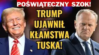 TRUMP OŚMIESZYŁ TUSKA I SROMOTNIE OBNAŻYL JEGO KLAMSTWA!!!