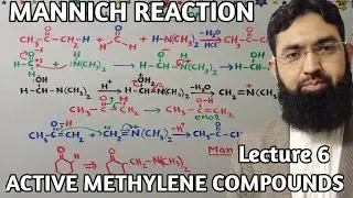 Mannich Reaction||Mannich Base||Lecture 7||Professor Aziz Atif