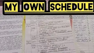 My own schedule for August month🖋️|| study vlog|| tnpsc group 2 prelime study