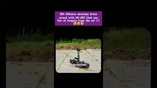 Bengaluru firm has developed a AK-203 mounted drone !!😮😮