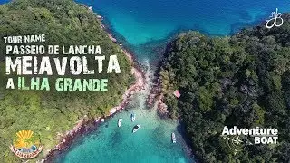Passeio de lancha na Ilha Grande - Roteiro: Meia Volta - Golfinhos e muito mais!