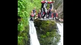 Extreme canyoning in the Austrian Alps Full HD
