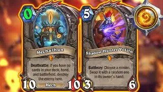 Hunting Achievements With Mecha'thun &  Vol'jin To Farm XP! Barrens Mini-Set Wild | Hearthstone