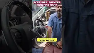 Toyota Fortuner Legender Modification | Fortuner Headlight & Fog Projector | Food Tray | Car Sense
