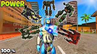 Rope Hero Become Every Transformer Robots Power | In Rope Hero Vice Town