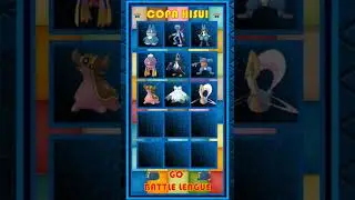 Equipos Hisui Cup Go Battle League #hisuiCup #pokemongo #pvp