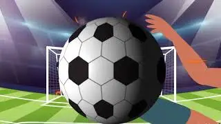 Football kick Logo reveal Intro Template No Text Free Copyright