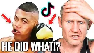 Olympic Boxer Reacts to Crazy Moments in Boxing | WOW