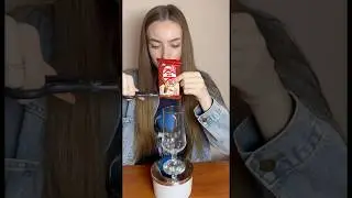 ☕️ KitKat coffee 🍫 #coffee #asmr #icedcoffee #latte #ice #coffeetime #diy #haul #funny