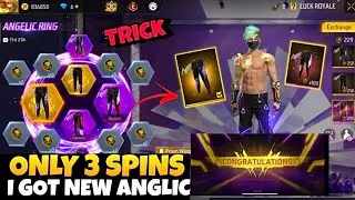 Only 3 Spins😍 |💜Free Fire New Purple Angelic Event Is Here! | Free Fire New Ring Event Today 
