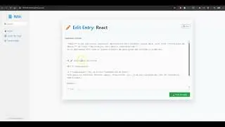 CS50 Project: Wiki Front-End with Python and HTML & CSS