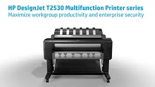 МФУ HP DesignJet T2530: Самое удобное в использовании двухрулонное МФУ 36