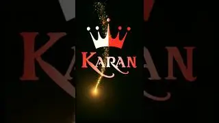 Karan name whatsap status || name art video || #shortvideo #trending #whatsappstatus #shorts