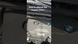 BMW X1 F48 engine cover removal #enginecover#bmwx1