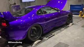EKanooRacing's  1163 WHP Street Supra on the Dyno