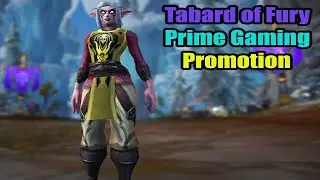 Tabard of Fury TCG Tabard ~ Amazon Prime Gaming Promo for World of Warcraft