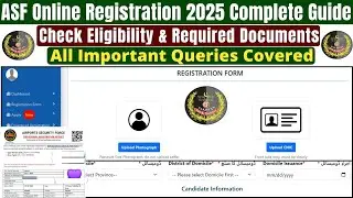 ASF Jobs 2025 Online Apply | How to Apply for ASF Jobs | Latest Govt Jobs in Pakistan | ASF Jobs
