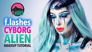 Светодиодные ресницы f.lashes — урок макияжа киборга-инопланетянина
