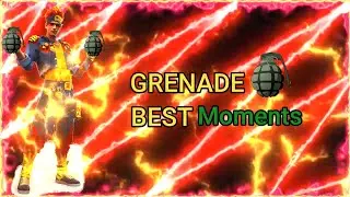 Best ever grenade montage || Grenade kills free fire || Free fire grenade kills || Op moments 😱😱