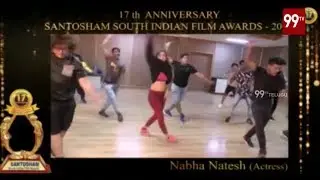 Nabha Natesh Dance Practice For Santosham Awards 2019 | #IsmartShankar | 99TV Telugu