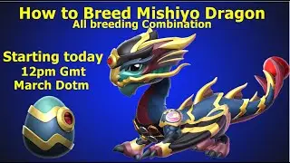How to Breed Mishiyo Dragon-Dragon Mania Legends | All Breeding Combination | DML