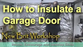 How to insulate a garage door