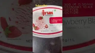 Winter icecream cravings😋#￼ Arun ice cream#StrawberryIceCreamArunStrawberryIceCream#LikeSubscribe ￼