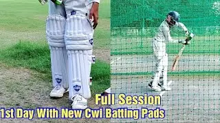 Full Session || 1st Day With New Batting Pads #shayanjamal #cwibattingpads #cricketpracticesession