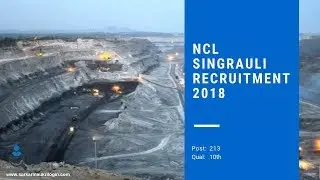 NCL Singrauli Recruitment 2018