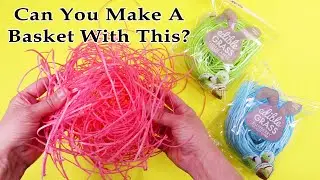 Can You Weave A Basket Using Edible Easter Grass? DIY Craft