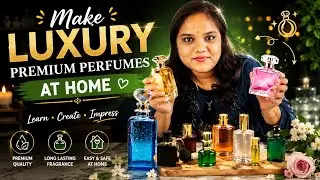Make luxury premium perfumes at home | Want to start a perfume business? #perfumemaking #perfumes